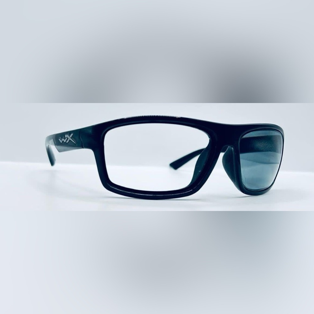 Vintage WX Black Oval Sunglasses Frames Only